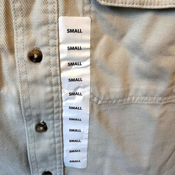 Lucky Brand‎ Men's Shirt Jacket Size Small Color Oatmeal Beige Outdoor Travel - Picture 7 of 11